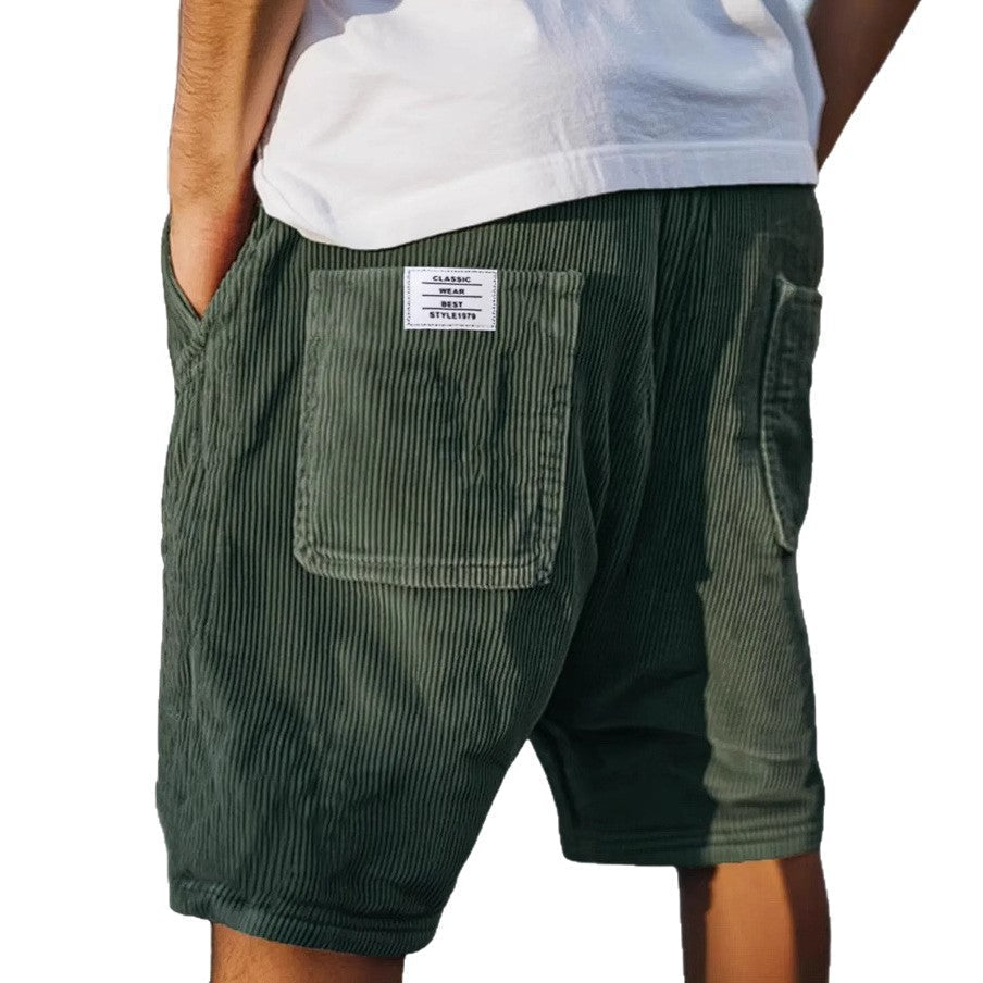 Archer Ribbed Velour Shorts