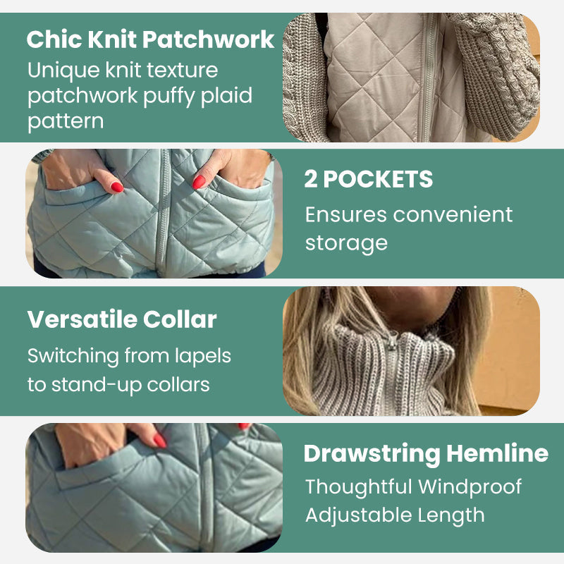 HAZEL | KNIT PUFFY JACKET