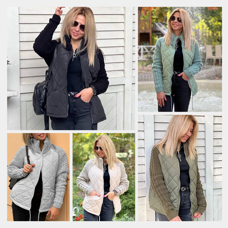 HAZEL | KNIT PUFFY JACKET