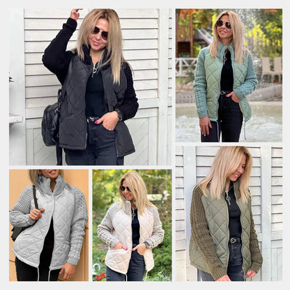 HAZEL | KNIT PUFFY JACKET