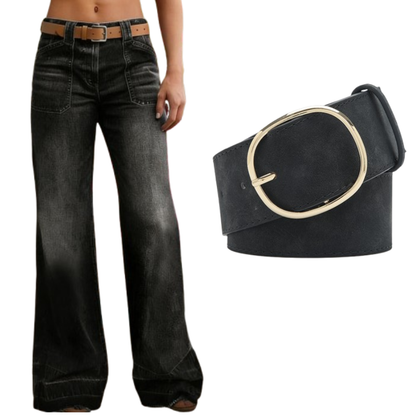 📢📢44% OFF!! ⏰Retro flared jeans for women with pockets
