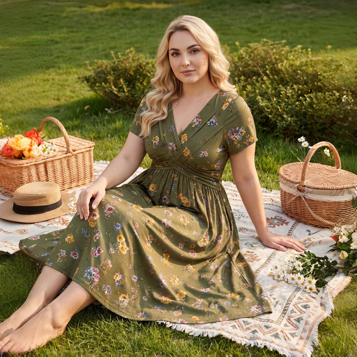 JUNE | FLORAL TWIST DRESS