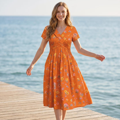 JUNE | FLORAL TWIST DRESS
