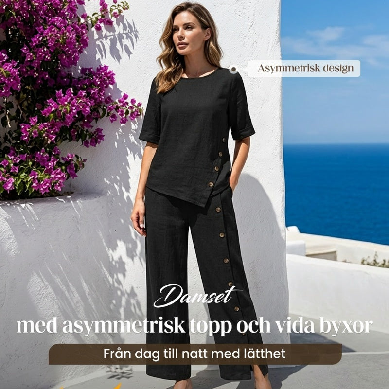 Asymmetric Hem Two-Piece Set
