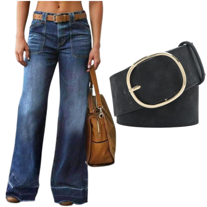 📢📢44% OFF!! ⏰Retro flared jeans for women with pockets