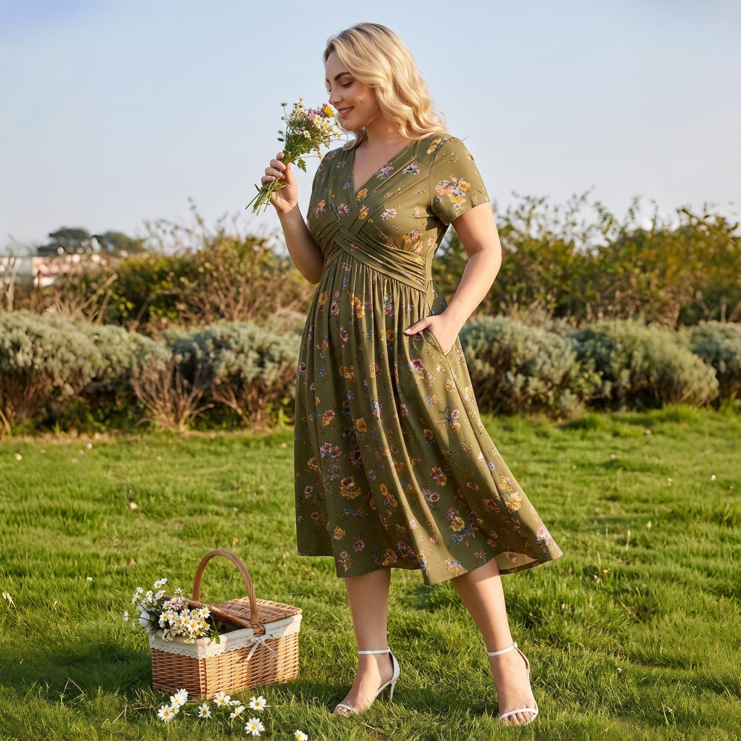 JUNE | FLORAL TWIST DRESS