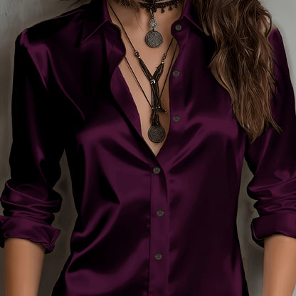 ELOISE | SATIN SHIRT