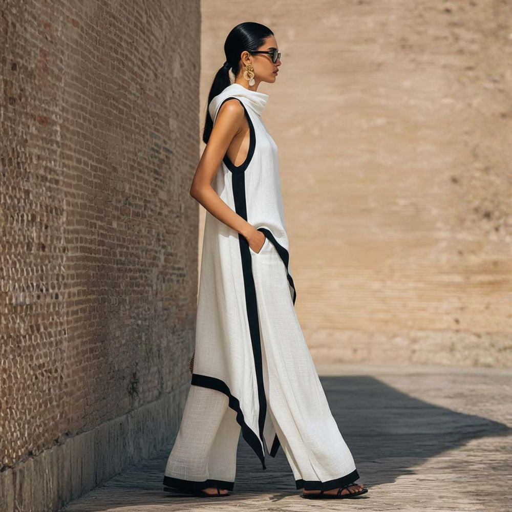 Selene Tailored Linen Set