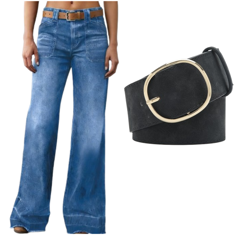 📢📢44% OFF!! ⏰Retro flared jeans for women with pockets