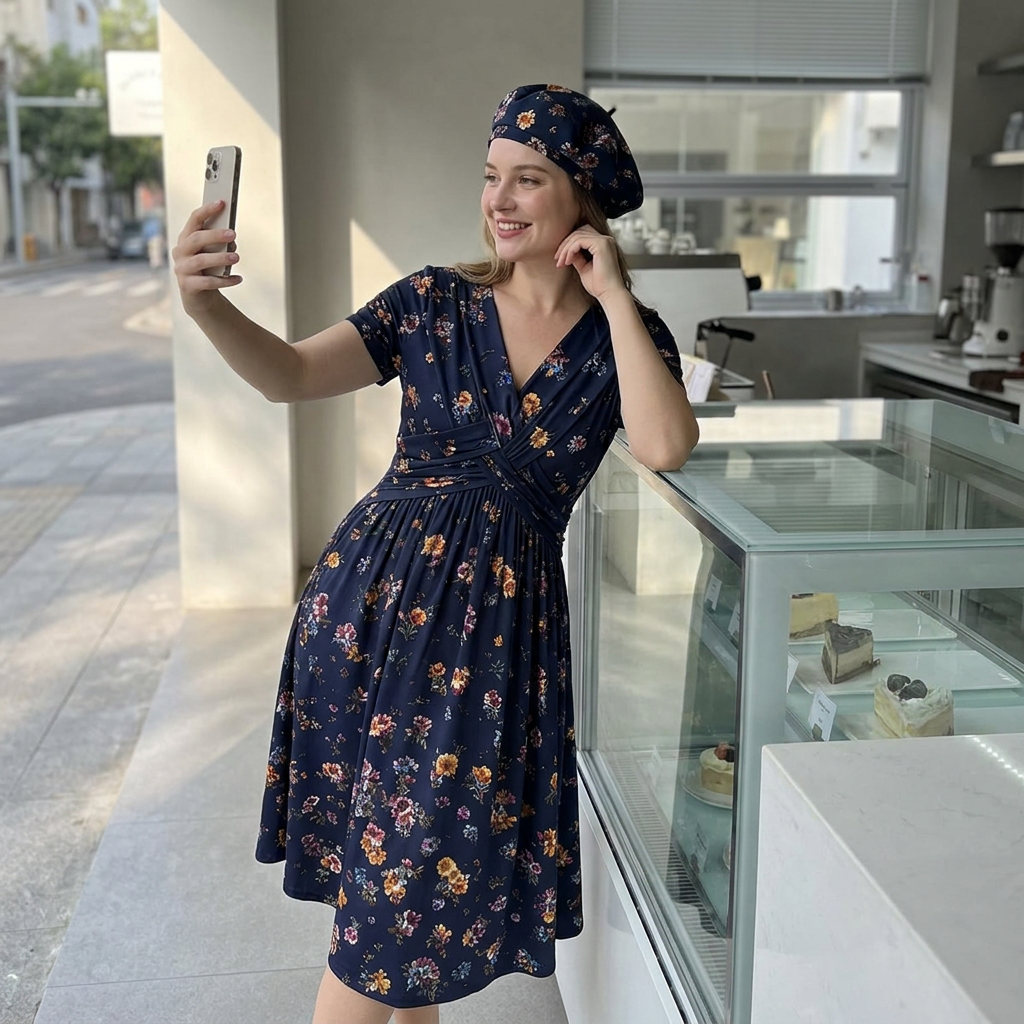 JUNE | FLORAL TWIST DRESS