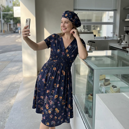 JUNE | FLORAL TWIST DRESS