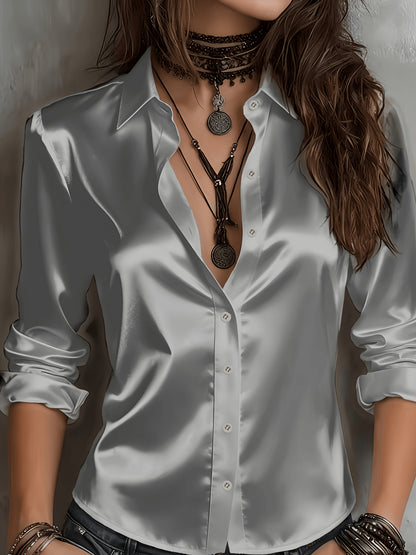 ELOISE | SATIN SHIRT