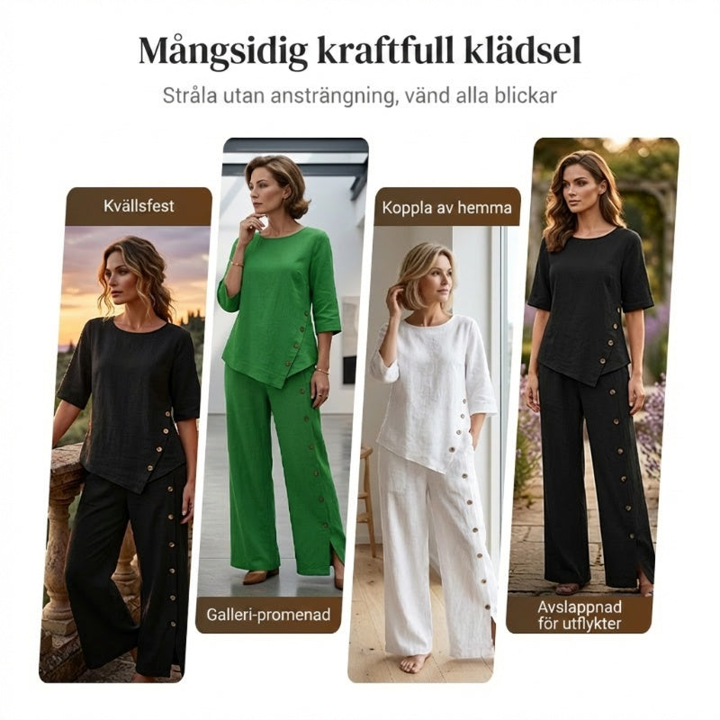 Asymmetric Hem Two-Piece Set