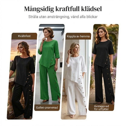 Asymmetric Hem Two-Piece Set