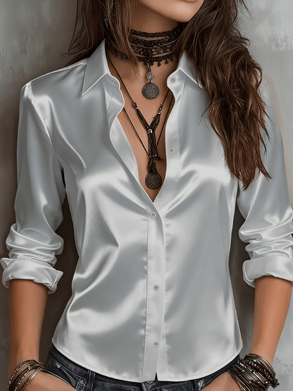 ELOISE | SATIN SHIRT