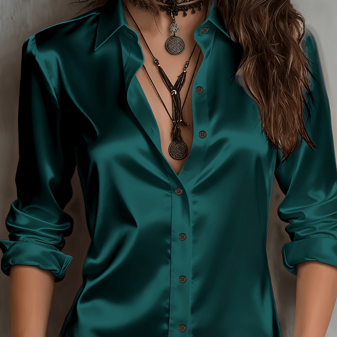 ELOISE | SATIN SHIRT
