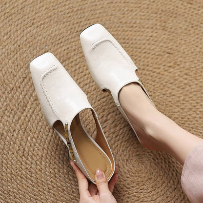 Kensington Leather Mules