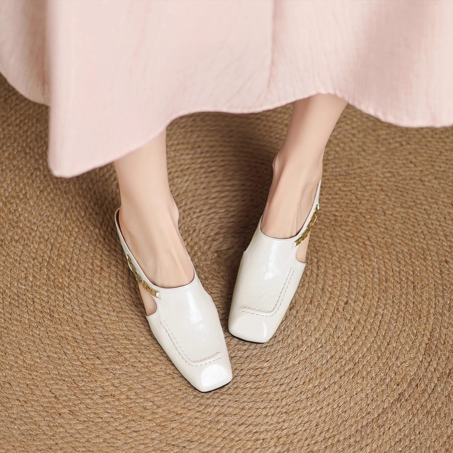 Kensington Leather Mules
