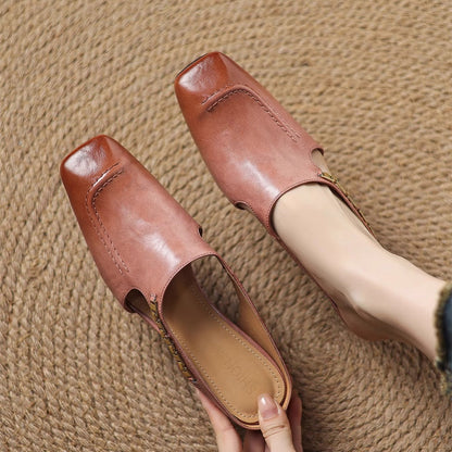 Kensington Leather Mules