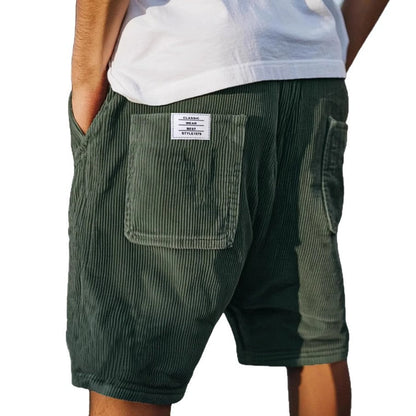 Archer Ribbed Velour Shorts