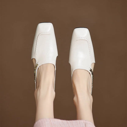 Kensington Leather Mules