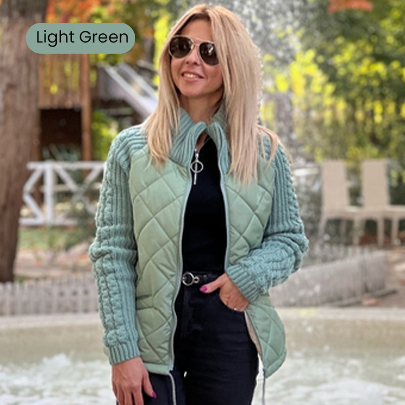 HAZEL | KNIT PUFFY JACKET