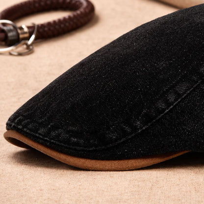Classic Denim Flat Cap