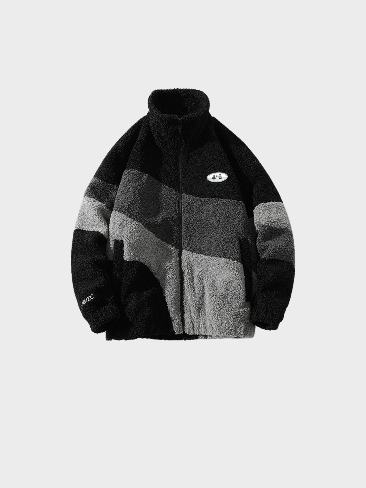 ROWAN | COLOUR-BLOCK FLEECE JACKET