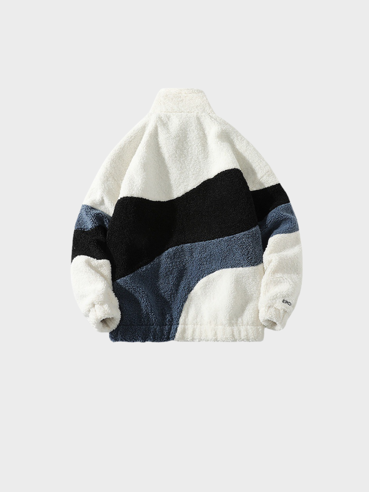 ROWAN | COLOUR-BLOCK FLEECE JACKET