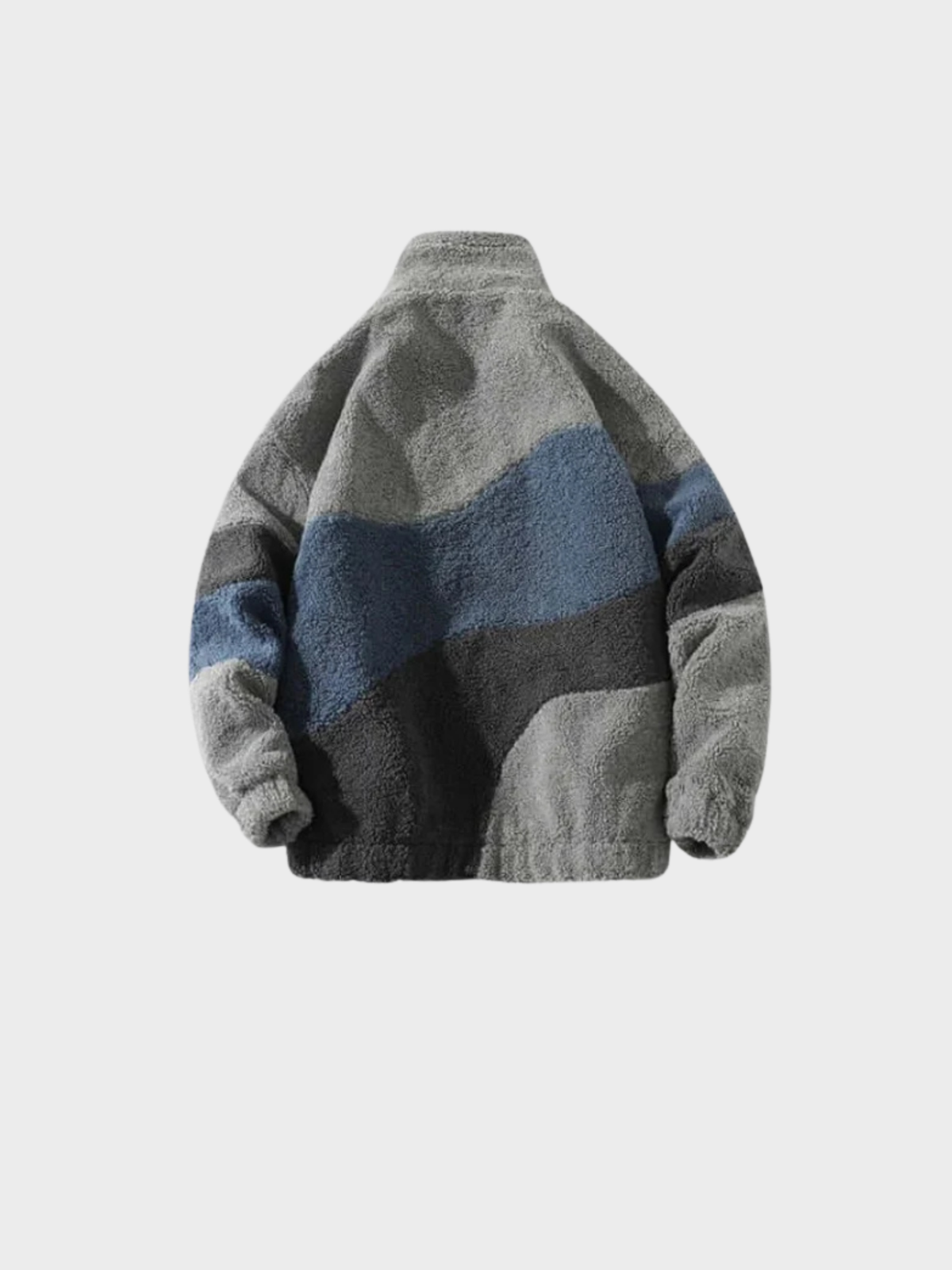 ROWAN | COLOUR-BLOCK FLEECE JACKET
