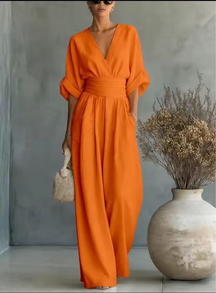 Clara Tailored Wide-Leg Jumpsuit