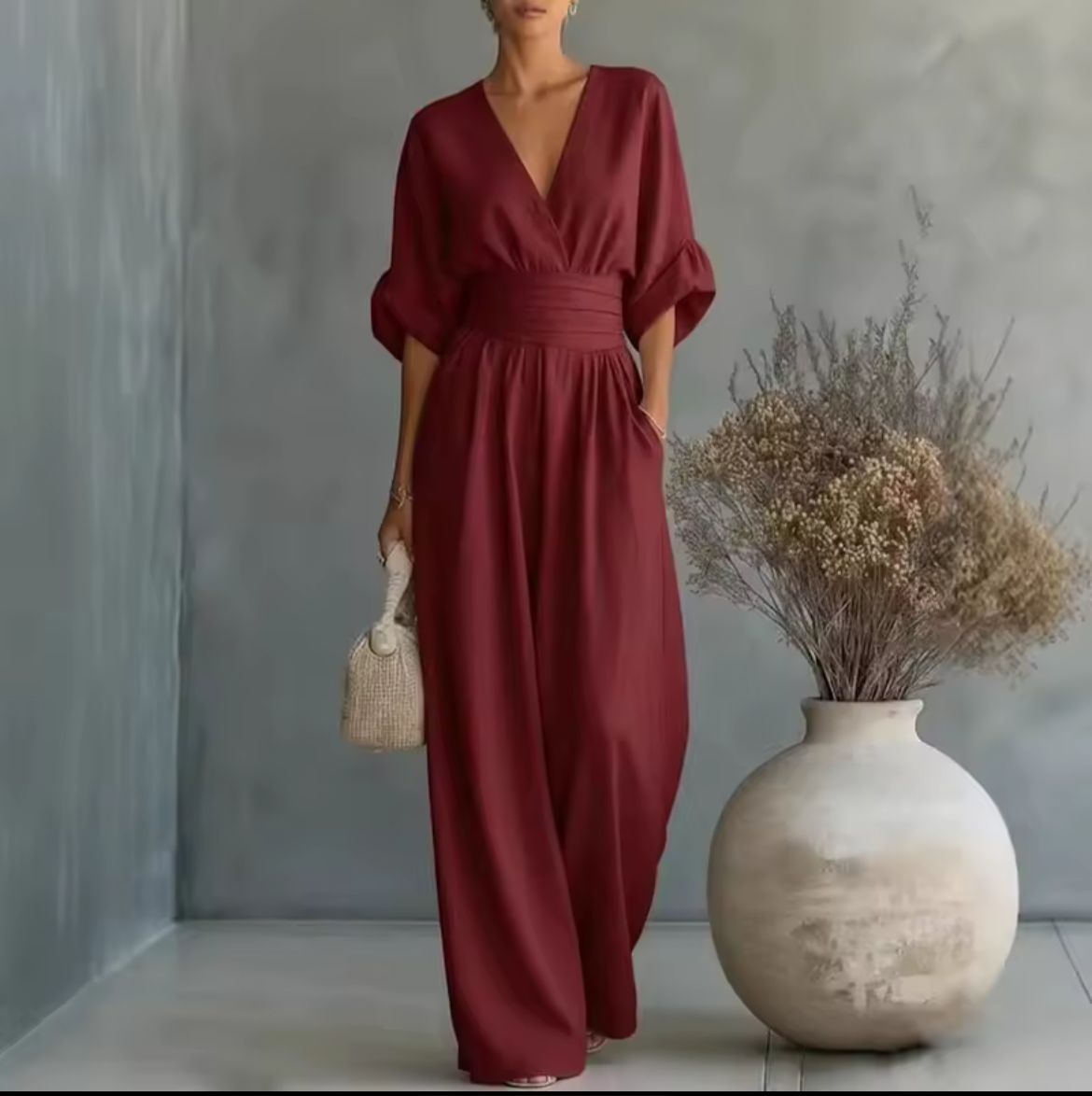 Clara Tailored Wide-Leg Jumpsuit