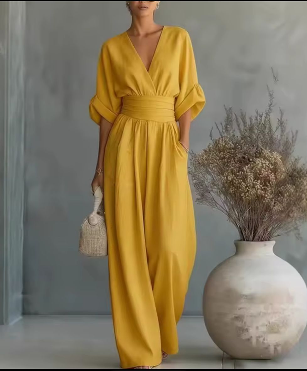 Clara Tailored Wide-Leg Jumpsuit