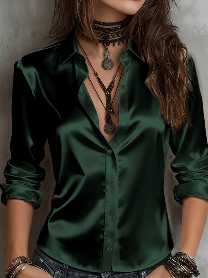 ELOISE | SATIN SHIRT