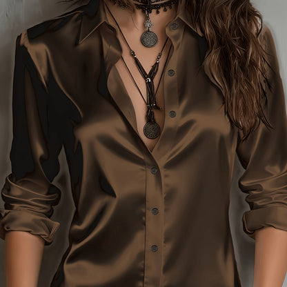ELOISE | SATIN SHIRT