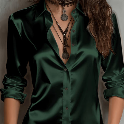ELOISE | SATIN SHIRT