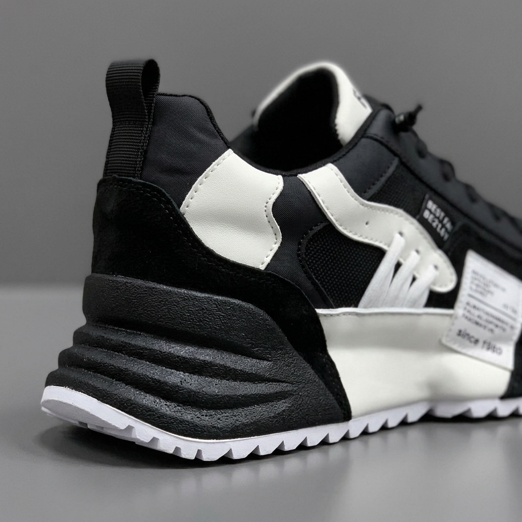 DEXTER Platform Sneakers - Close-up Heel Detail