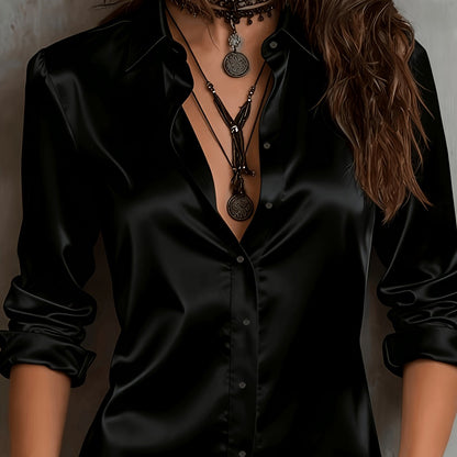 ELOISE | SATIN SHIRT