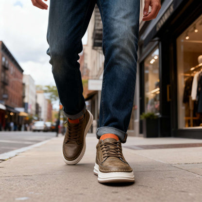 Weston Leather Trainer