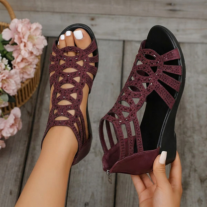 SELENE | WEDGE COMFORT SANDALS