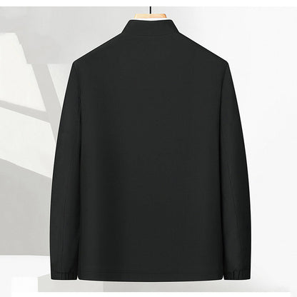 Men's Stand Collar Zip Jacket — Lightweight Casual Fit