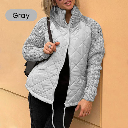 HAZEL | KNIT PUFFY JACKET