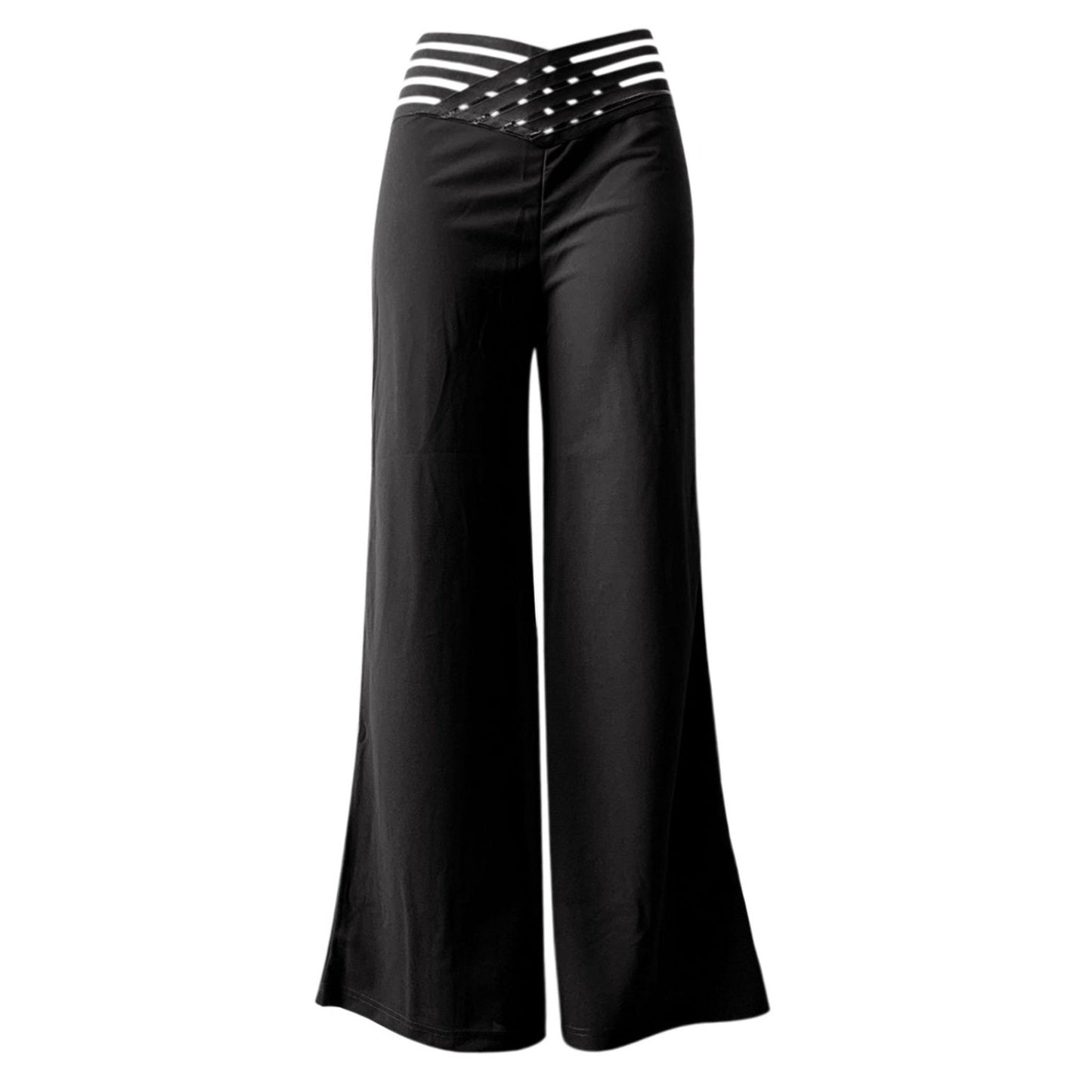 Women's High-Waisted Wide-Leg Pants