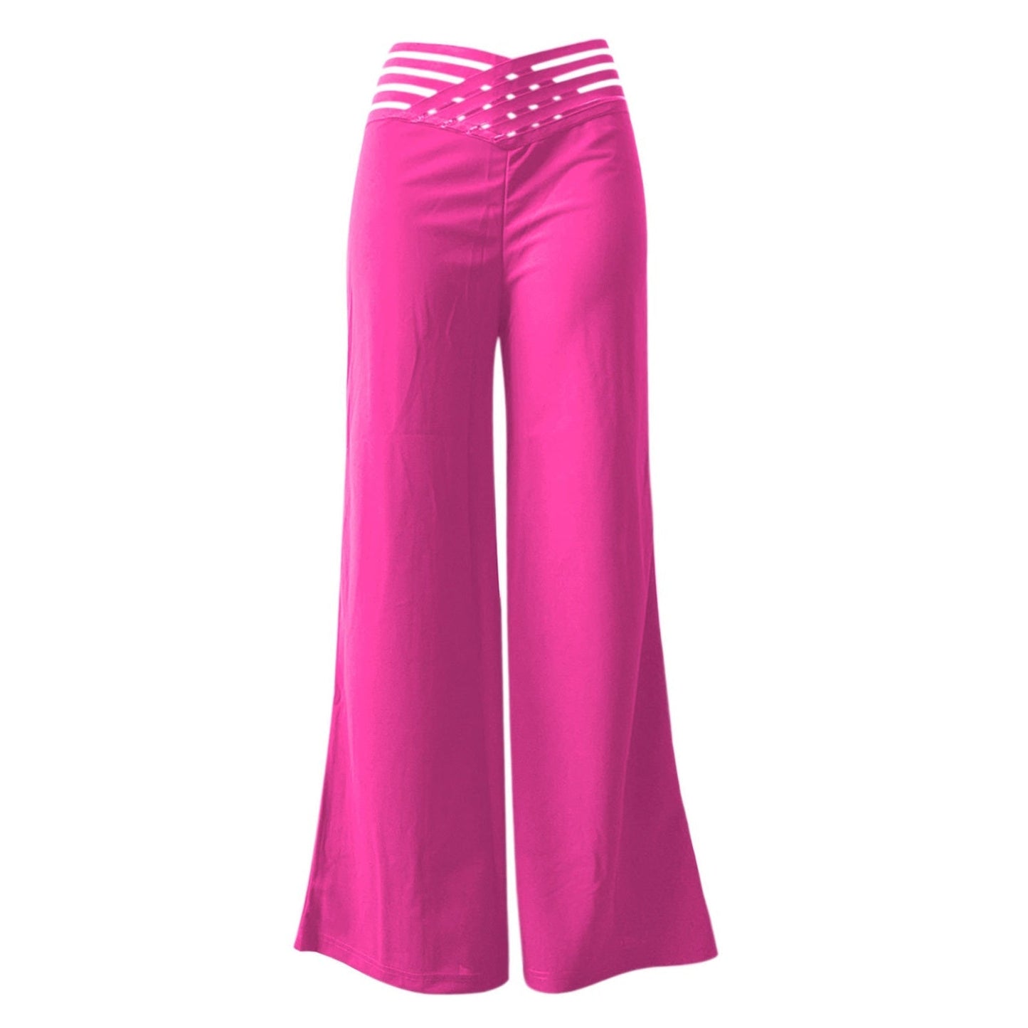 Women's High-Waisted Wide-Leg Pants