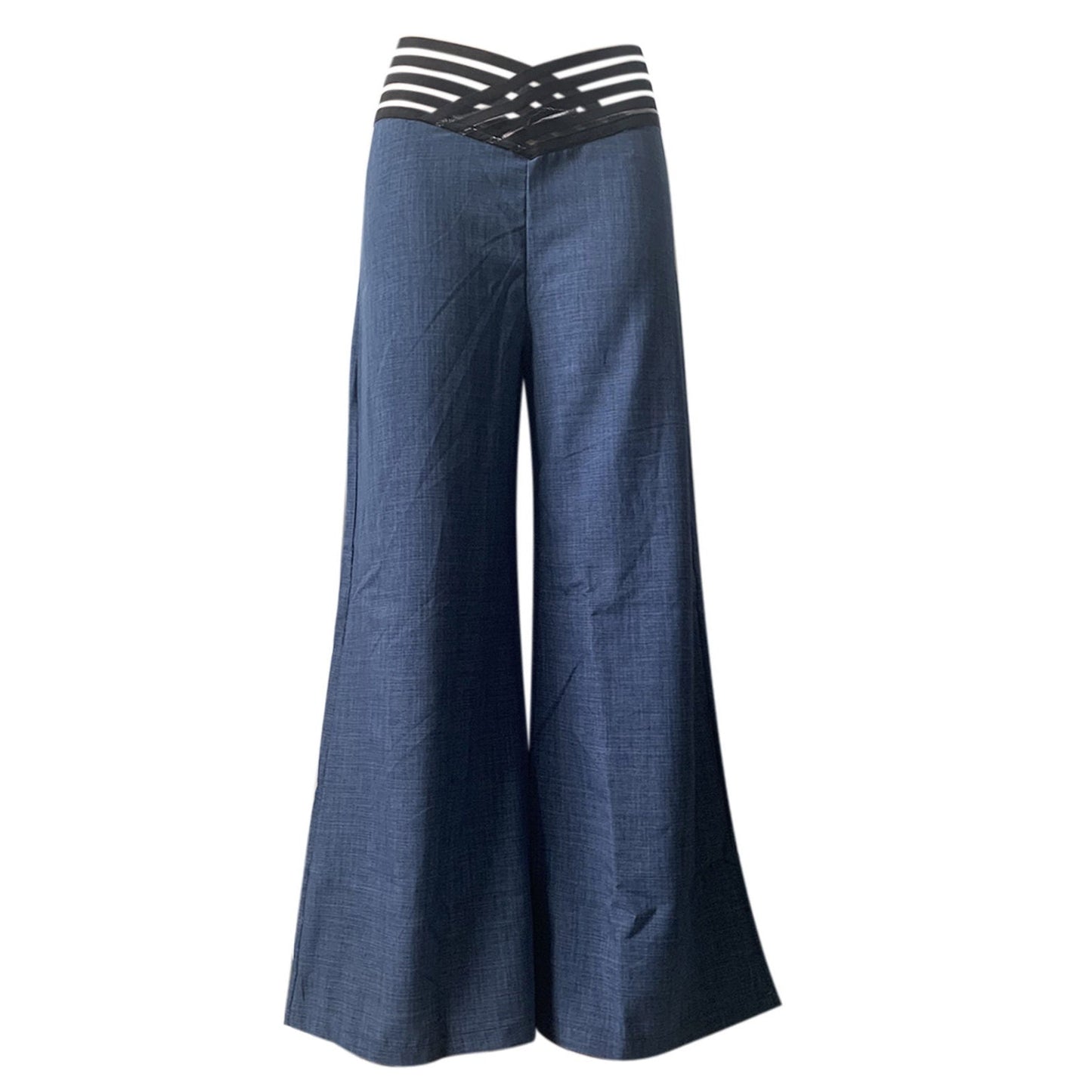 Women's High-Waisted Wide-Leg Pants