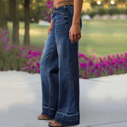 📢📢44% OFF!! ⏰Retro flared jeans for women with pockets