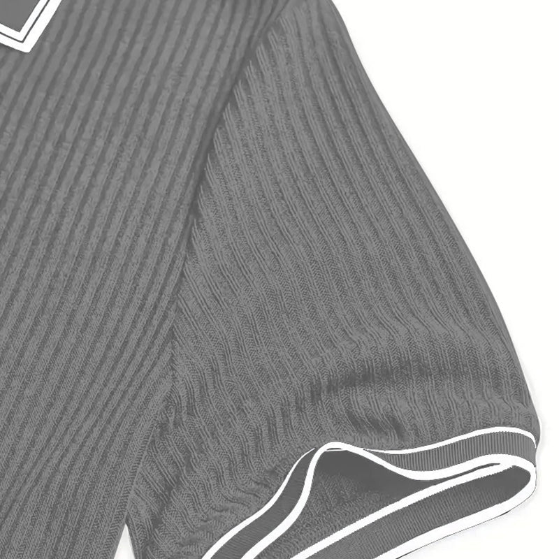 👕 44% OFF NOW! ☀️ Casual Short Sleeve Polo Shirt – Breathable Polyester, Modern Fit & Perfect for Relaxed Days 🏖️