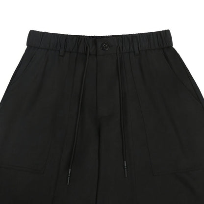 Men's Plus Size Casual Drawstring Capri Pants