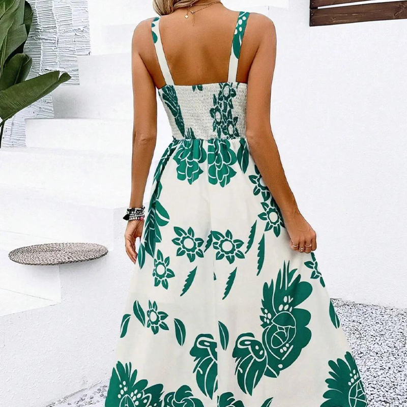 Floral Spaghetti Strap Dress