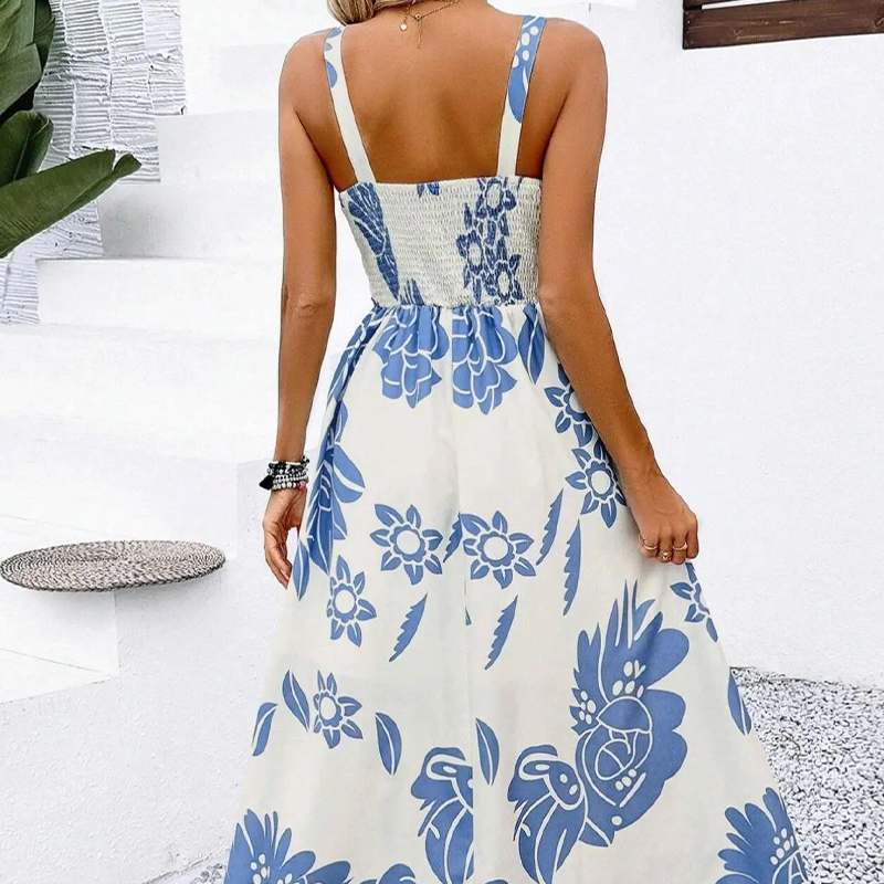 Floral Spaghetti Strap Dress